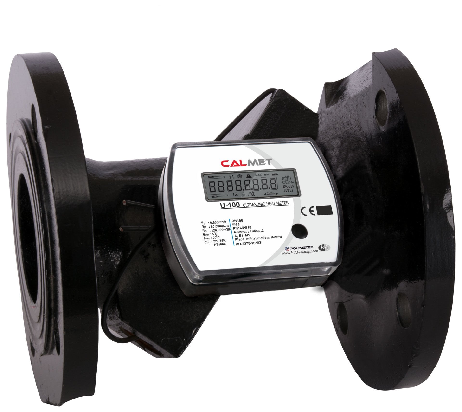 Calmet PM02-100 Ultrasonik Kalorimetre Flanşlı  görsel 2